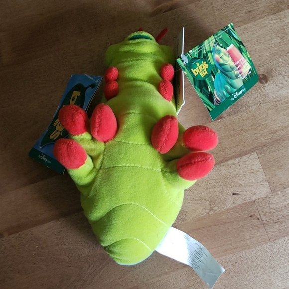 Disney A Bug's Life Plush Trio - Brown, Green, Blue - Picture 11 of 14